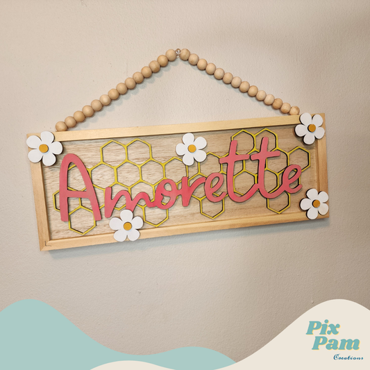 Personalized name sign