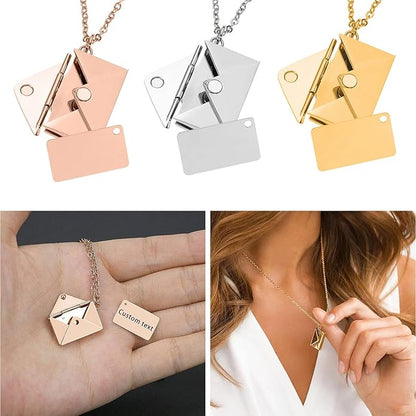 Secret message necklace