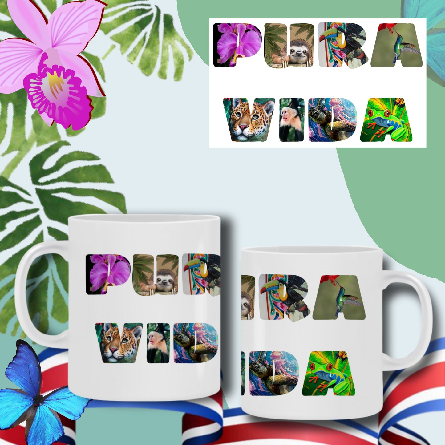 Pura Vida Coffee mug