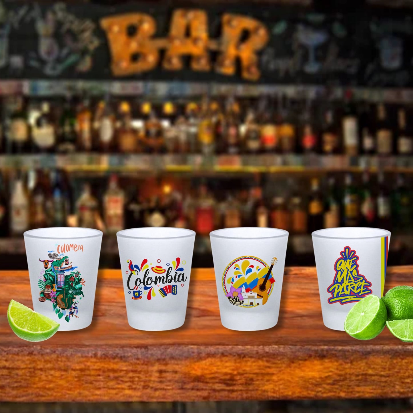 Custom shots- tequileros