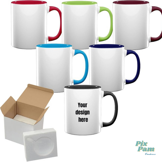 Handle color Style Coffe Mug