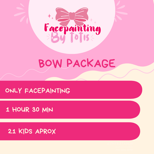 Bow facepaintig package