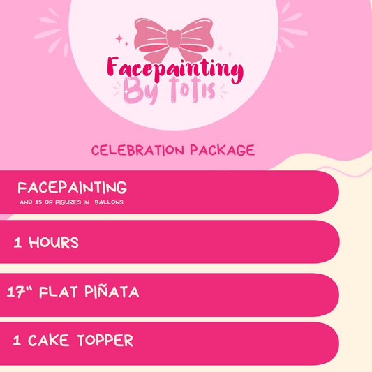 Celebration Facepaintig Package